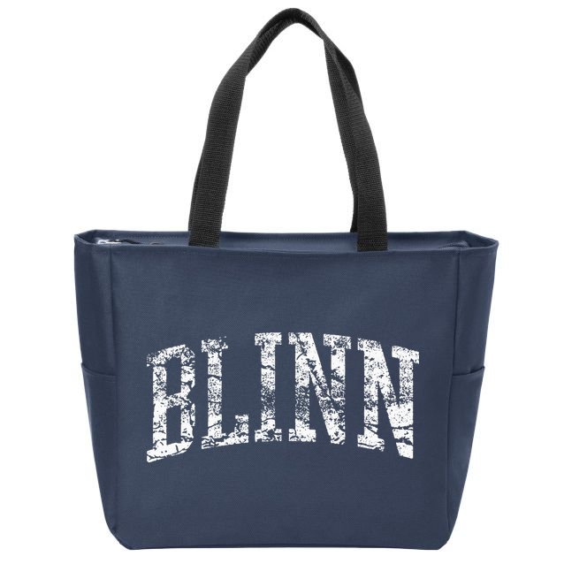 Blinn Athletic Arch College University Alumni Zip Tote Bag