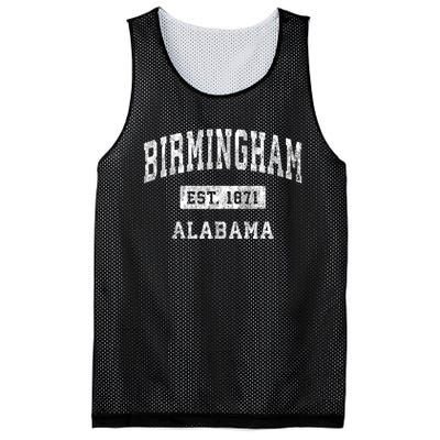 Birmingham Alabama Al Vintage Established Mesh Reversible Basketball Jersey Tank