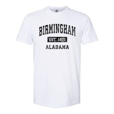 Birmingham Alabama Al Vintage Established Softstyle® CVC T-Shirt