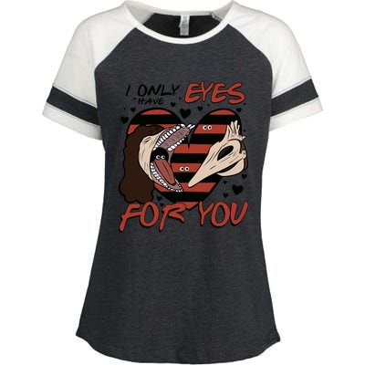 Barbara And Adam Mait!Land I Only Have Eyes For You Beetle!Juice Vintage Enza Ladies Jersey Colorblock Tee