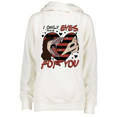 Barbara And Adam Mait!Land I Only Have Eyes For You Beetle!Juice Vintage Womens Funnel Neck Pullover Hood