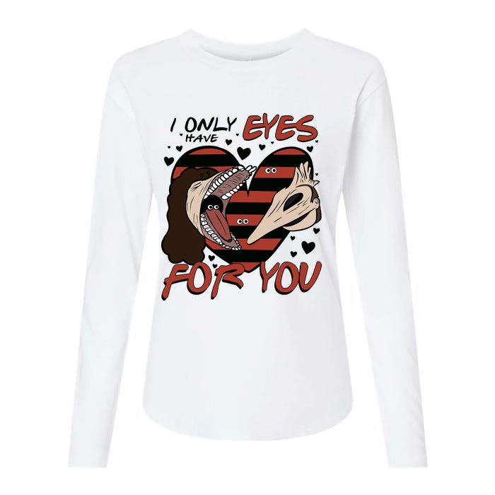 Barbara And Adam Mait!Land I Only Have Eyes For You Beetle!Juice Vintage Womens Cotton Relaxed Long Sleeve T-Shirt