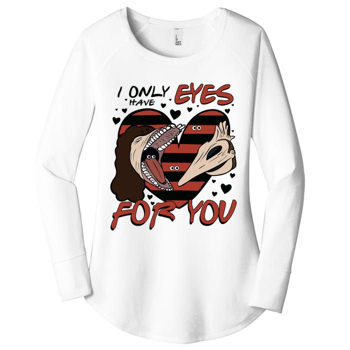 Barbara And Adam Mait!Land I Only Have Eyes For You Beetle!Juice Vintage Women's Perfect Tri Tunic Long Sleeve Shirt