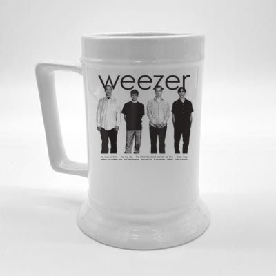 Blue Album Anniversary Tracklist Beer Stein