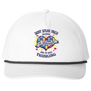 Brilliant Autism Awareness Quote Snapback Five-Panel Rope Hat