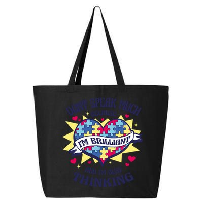 Brilliant Autism Awareness Quote 25L Jumbo Tote