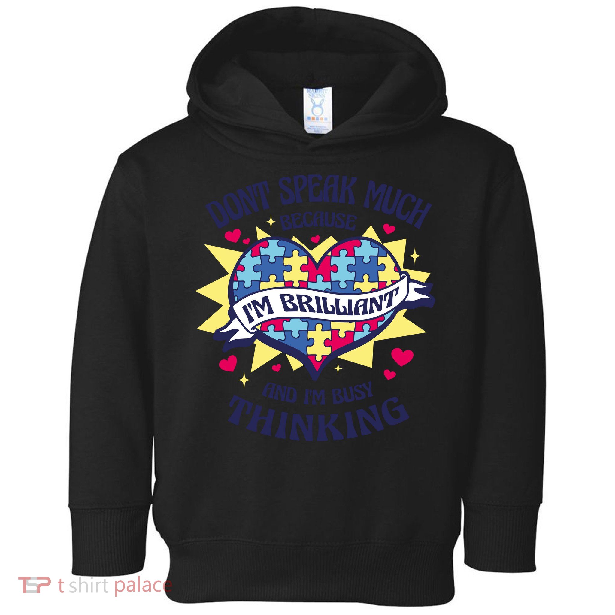 Brilliant Autism Awareness Quote Toddler Hoodie
