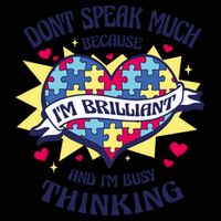 Brilliant Autism Awareness Quote Zip Tote Bag