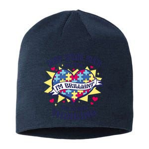 Brilliant Autism Awareness Quote Sustainable Beanie