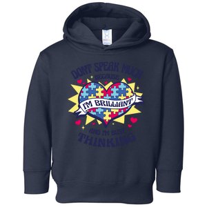 Brilliant Autism Awareness Quote Toddler Hoodie