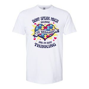 Brilliant Autism Awareness Quote Softstyle CVC T-Shirt