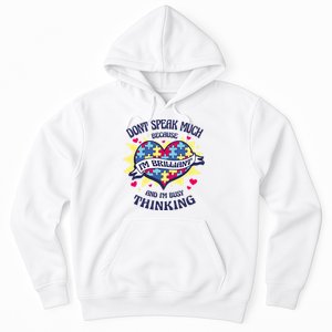 Brilliant Autism Awareness Quote Hoodie