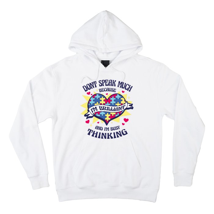 Brilliant Autism Awareness Quote Hoodie