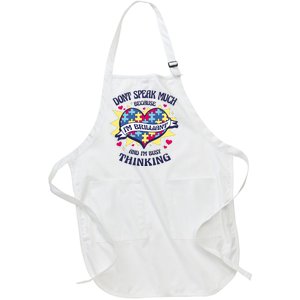 Brilliant Autism Awareness Quote Full-Length Apron With Pockets