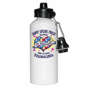 Brilliant Autism Awareness Quote Aluminum Water Bottle