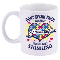 Brilliant Autism Awareness Quote 11oz C Handle Ceramic Mug