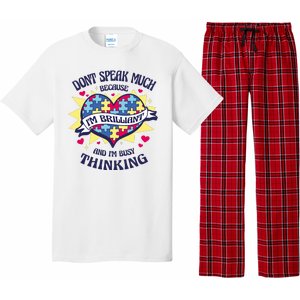 Brilliant Autism Awareness Quote Pajama Set