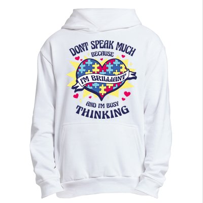 Brilliant Autism Awareness Quote Urban Pullover Hoodie