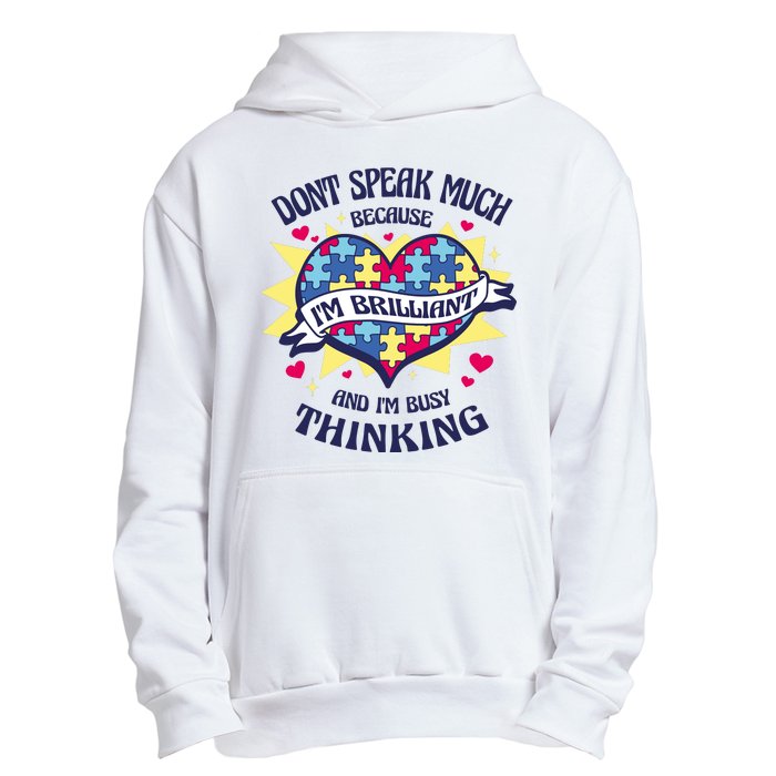 Brilliant Autism Awareness Quote Urban Pullover Hoodie