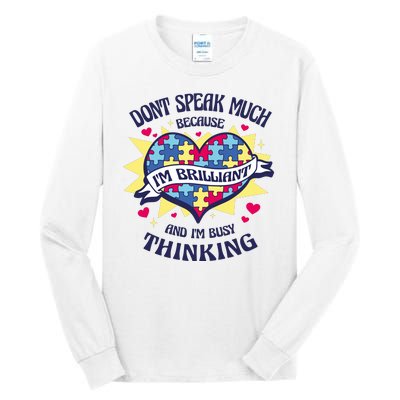 Brilliant Autism Awareness Quote Tall Long Sleeve T-Shirt