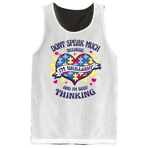 Brilliant Autism Awareness Quote Mesh Reversible Basketball Jersey Tank