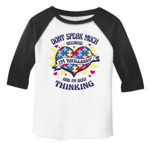 Brilliant Autism Awareness Quote Toddler Fine Jersey T-Shirt