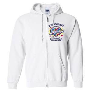 Brilliant Autism Awareness Quote Full Zip Hoodie