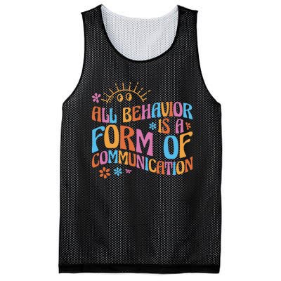 Behavior Analyst All Behavior Is A Form Of Communication Mesh Reversible Basketball Jersey Tank