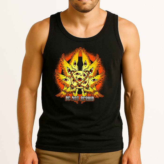 Biblically Accurate Angel Meme Ophanim Be Not Afraid Tank Top
