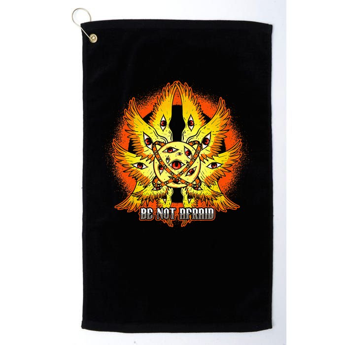 Biblically Accurate Angel Meme Ophanim Be Not Afraid Golf Towel
