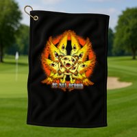 Biblically Accurate Angel Meme Ophanim Be Not Afraid Golf Towel