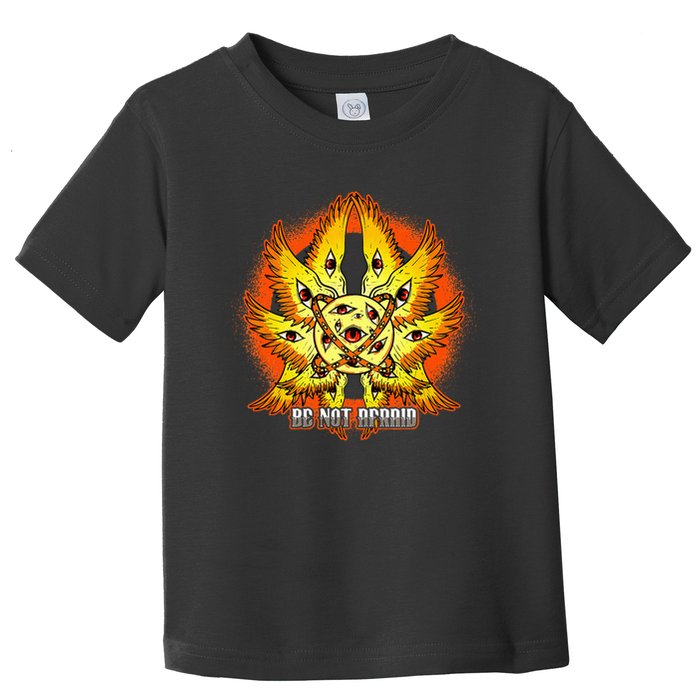Biblically Accurate Angel Meme Ophanim Be Not Afraid Toddler T-Shirt