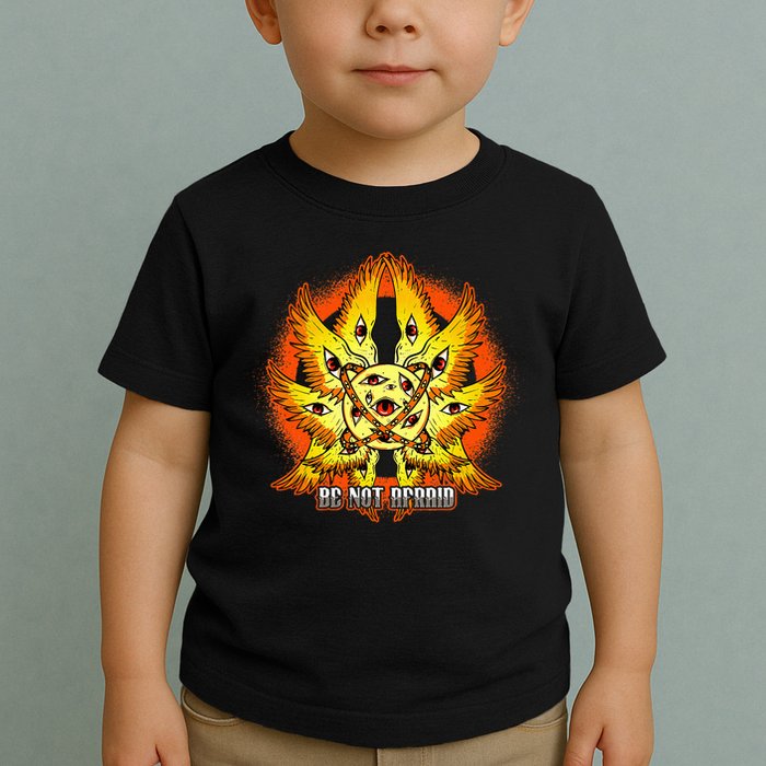 Biblically Accurate Angel Meme Ophanim Be Not Afraid Toddler T-Shirt