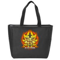 Biblically Accurate Angel Meme Ophanim Be Not Afraid Zip Tote Bag