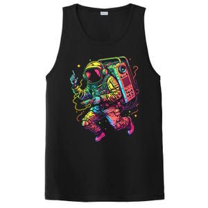 Boombox Astronaut And Teens Graphic Cute Gift PosiCharge Competitor Tank