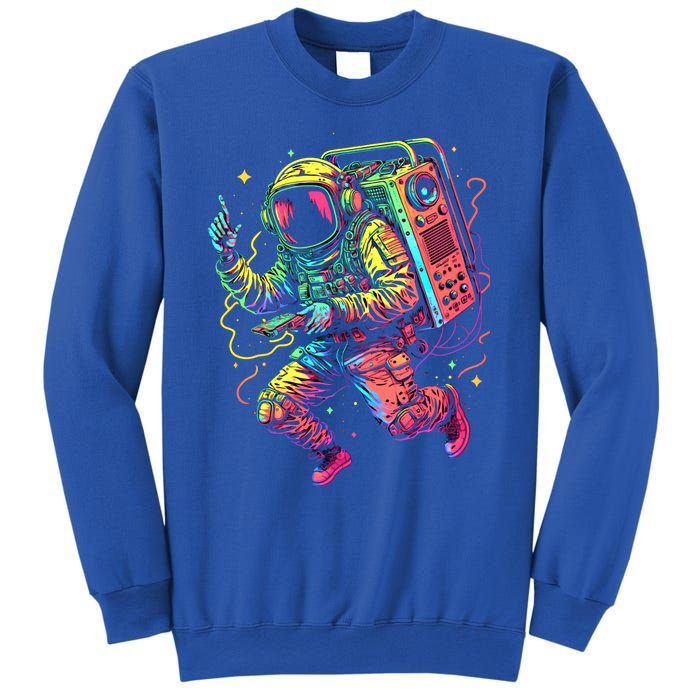 Boombox Astronaut And Teens Graphic Cute Gift Sweatshirt