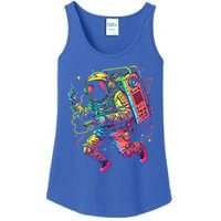 Boombox Astronaut And Teens Graphic Cute Gift Ladies Essential Tank