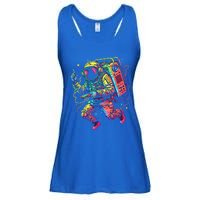 Boombox Astronaut And Teens Graphic Cute Gift Ladies Essential Flowy Tank