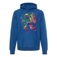 Boombox Astronaut And Teens Graphic Cute Gift Premium Hoodie