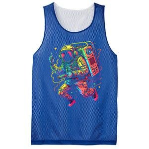 Boombox Astronaut And Teens Graphic Cute Gift Mesh Reversible Basketball Jersey Tank