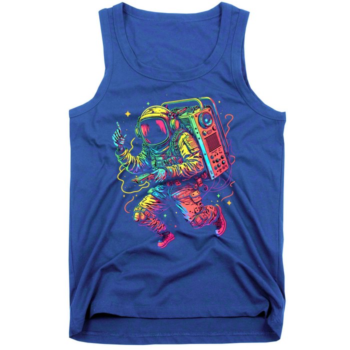 Boombox Astronaut And Teens Graphic Cute Gift Tank Top