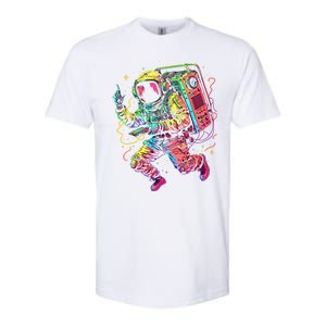 Boombox Astronaut And Teens Graphic Cute Gift Softstyle CVC T-Shirt