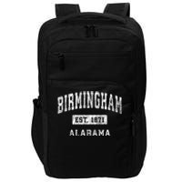 Birmingham Alabama Al Vintage Established Sports Design Impact Tech Backpack