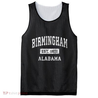 Birmingham Alabama Al Vintage Established Sports Design Mesh Reversible Basketball Jersey Tank