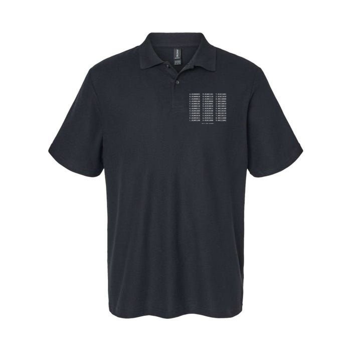 Binary Alphabet Abc + Numbers In Binary Code Polo