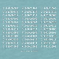 Binary Alphabet Abc + Numbers In Binary Code Sueded Cloud Jersey T-Shirt