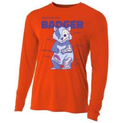 Badger Animal Anatomy Cooling Performance Long Sleeve Crew