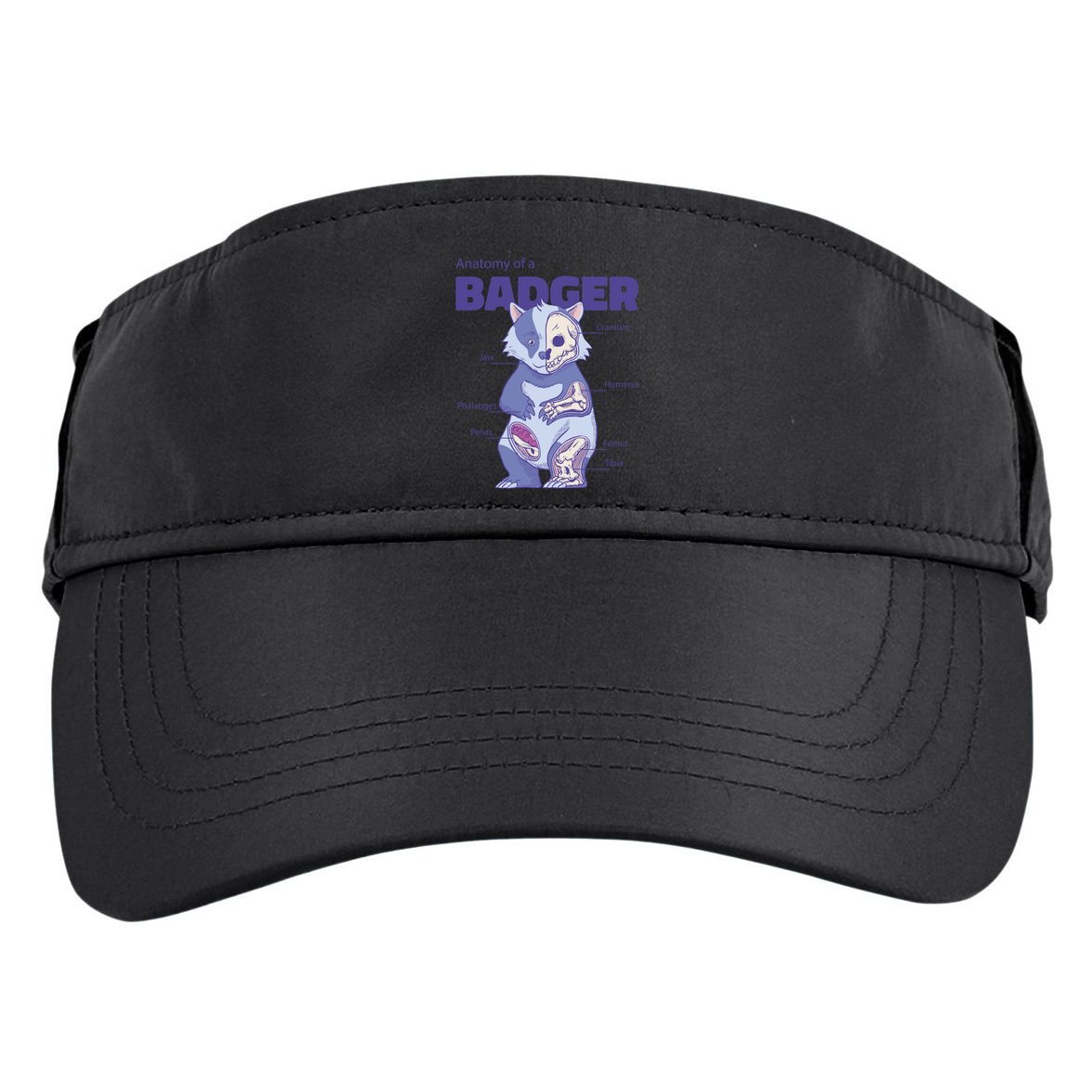 Badger Animal Anatomy Adult Drive Performance Visor