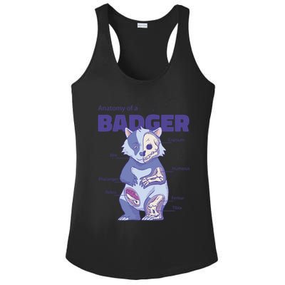 Badger Animal Anatomy Ladies PosiCharge Competitor Racerback Tank