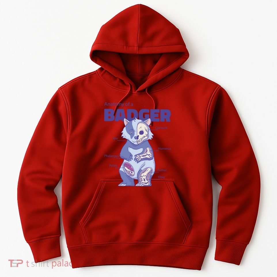 Badger Animal Anatomy Hoodie